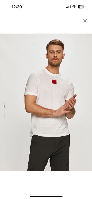 Оригинална нова мъжка тениска HUGO BOSS без етикет