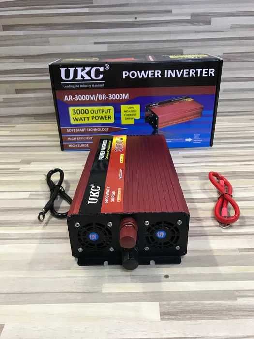 Инвертор UKC 3000W 12V / 24V / 220V, Инвертори 3000В