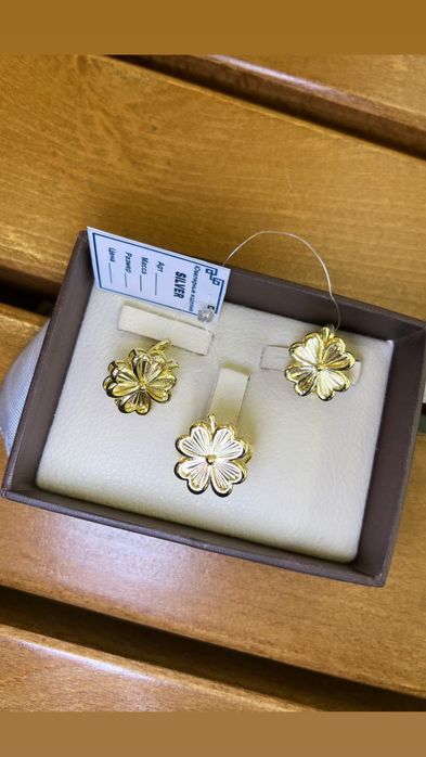 Серебро набор родированный