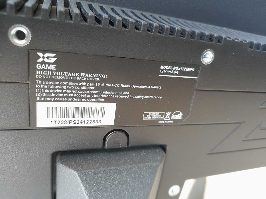 Монитор 23,8" X-game 1T238IPS 1920x1080 16:9 IPS 100ГЦ (HDMI+DP+ VGA)