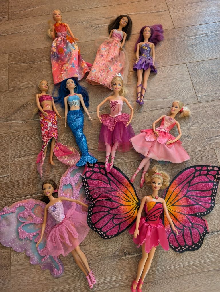 Голям лот оригинални кукли Барби Mattel