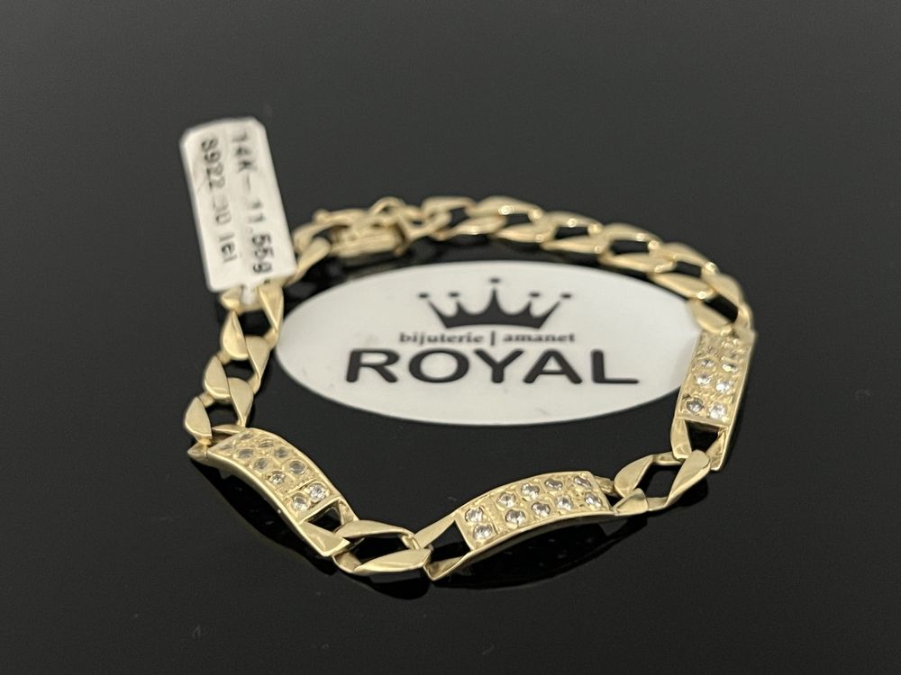 Bijuteria Royal CB : Bratara unisex aur 14k 11,55gr
