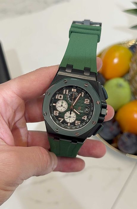 Audemars Piguet Offshore черно/зелено