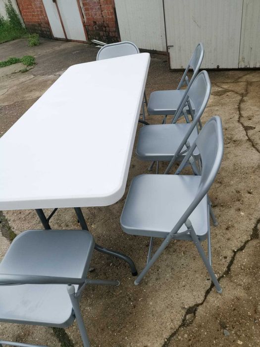 Masa dreptunghiulara, plastic, pliabila, catering, nunti, evenimente
