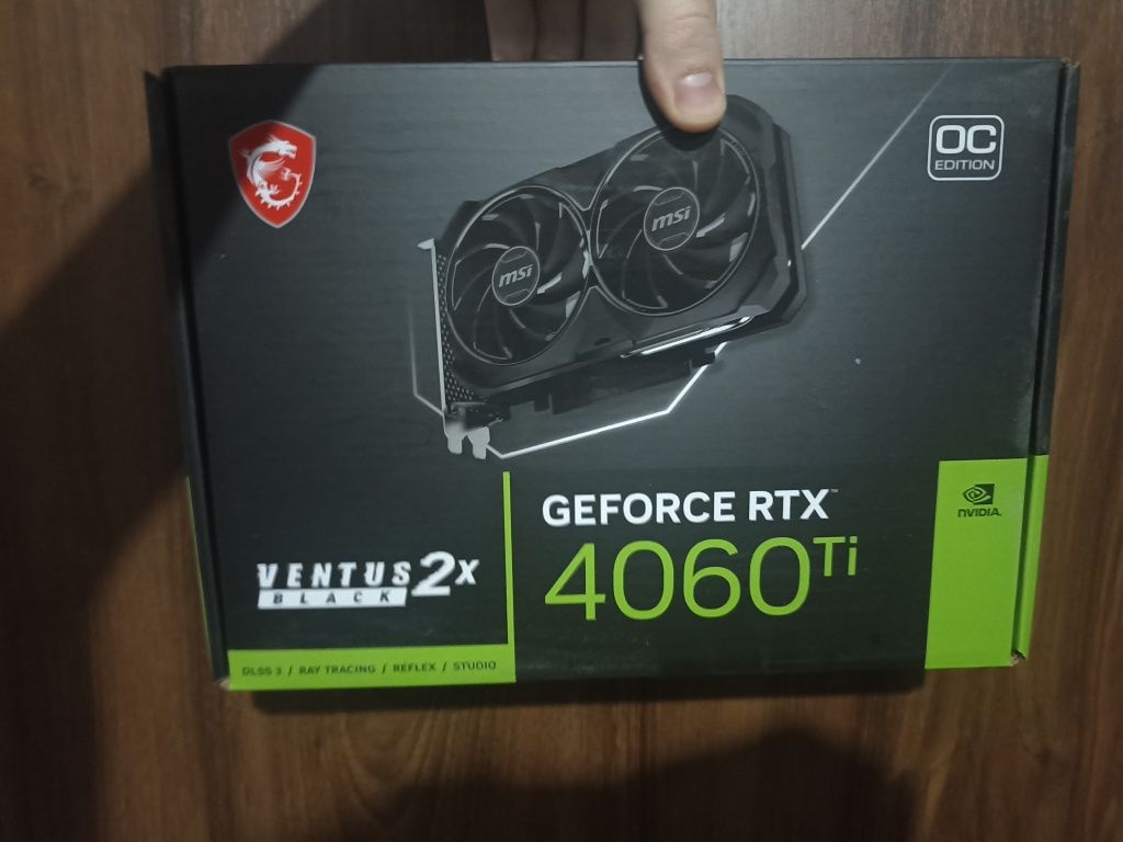 RTX 4060TI с коробкой