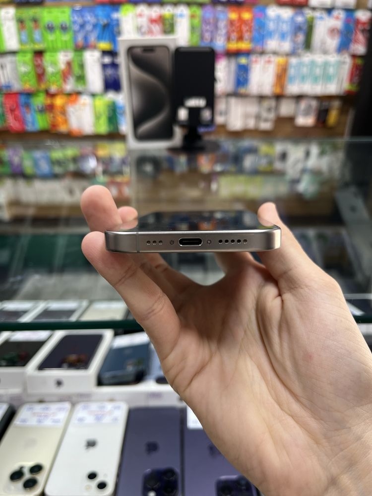 Iphone 15 Pro 128gb 92% Dual sim Titan - Naqd va halol nasiya savdoga