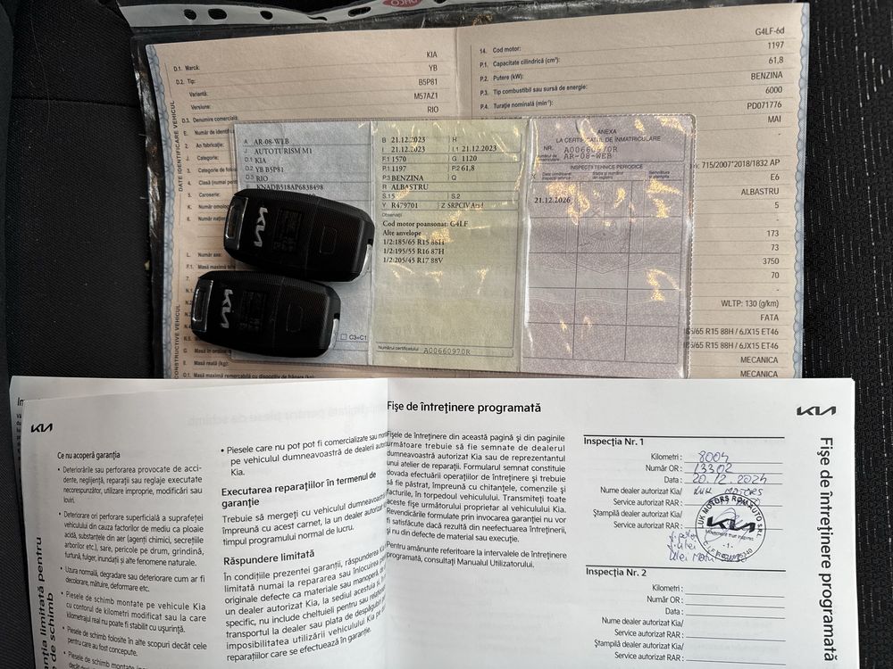 Kia Rio 1.2 Benzina 85cp Model 2024 avariat