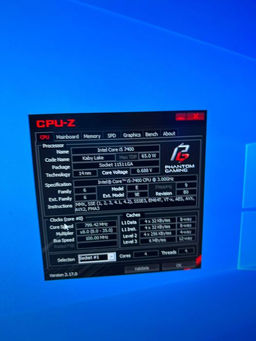 Sistem unitate PC | I5 7400| GTX 1050ti |8 GB DDR4 | SSD M2| + Monitor