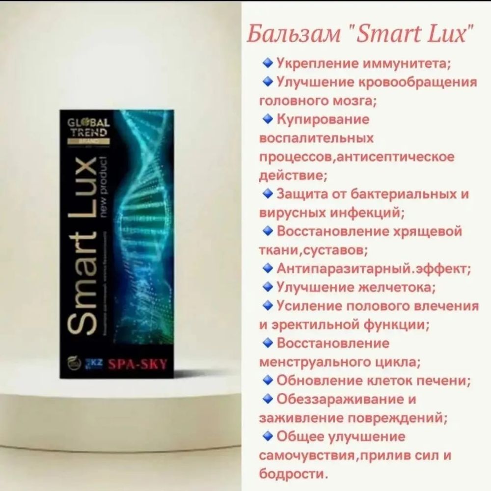 Бальзамы GLOBAL TREND. Vitality lux.Perfecto lux.Smart lux