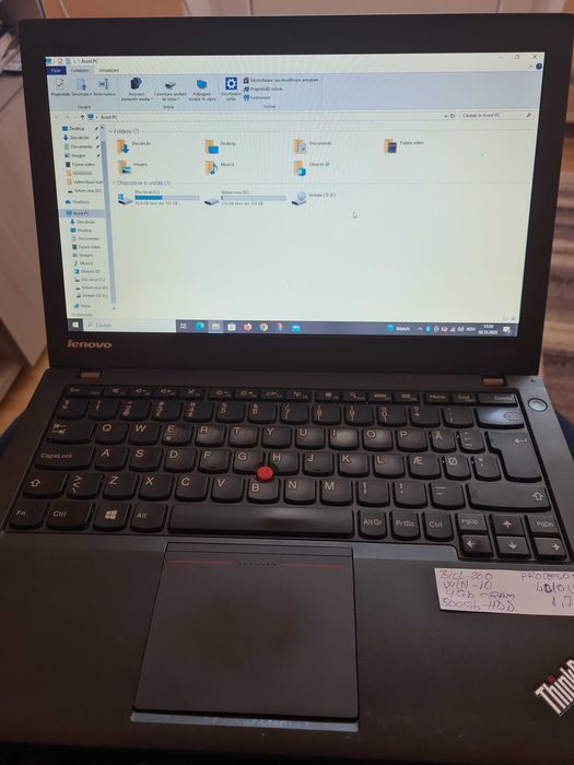 Laptop Lenovo x240 Procesor I3,ram DDR3-4gb,Harddisk-500gb