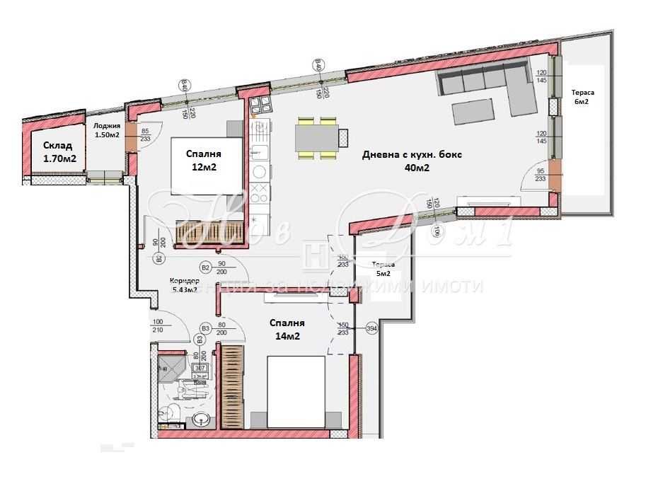 Продава се Тристаен апартамент в Варна, Чаталджа - 122 кв.м за 1127 €/кв.м - Снимка #6