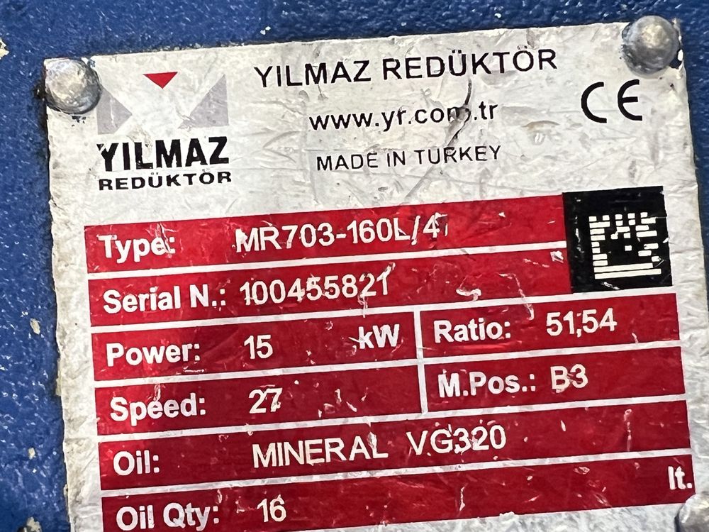 Мотор-редуктор 15 kW 28 оборота