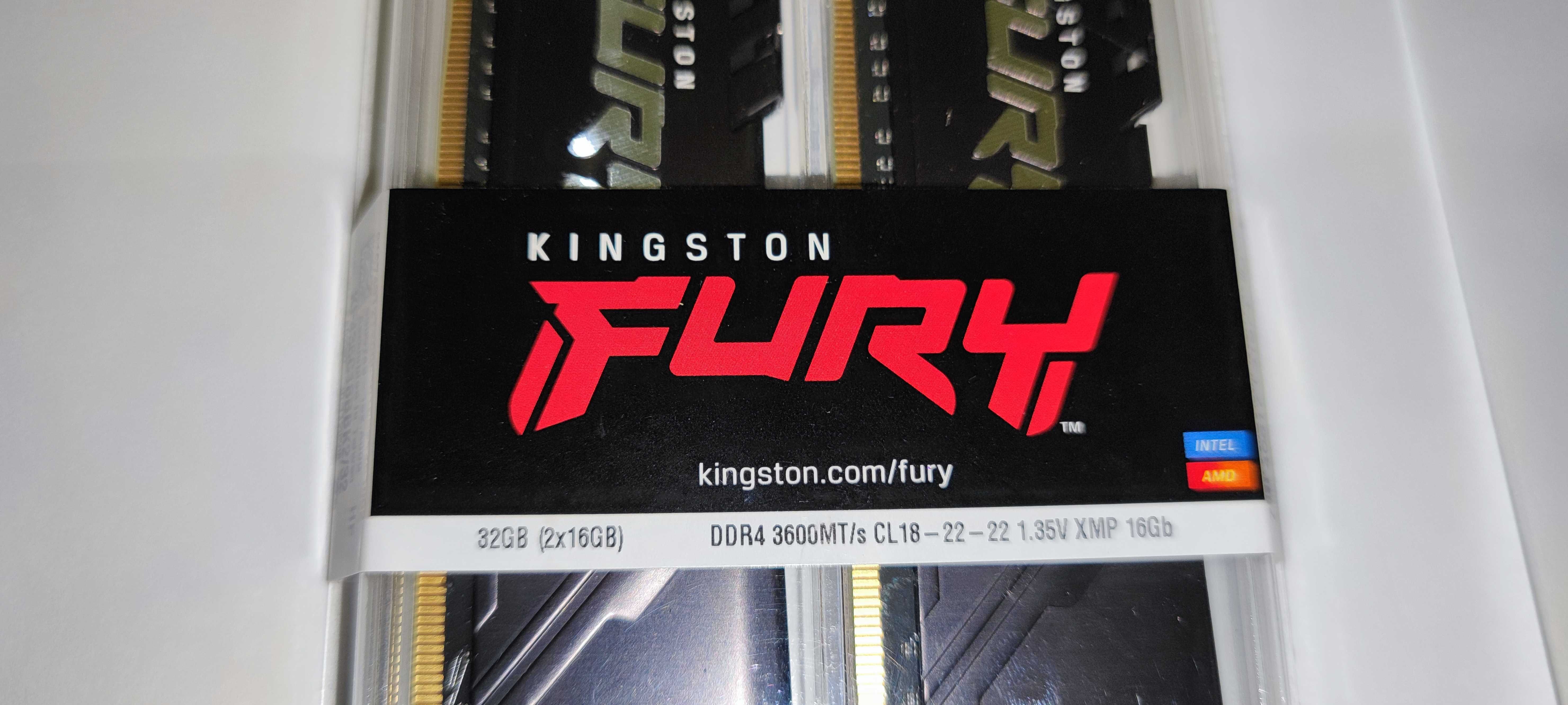 Memorie Kingston FURY Beast 32GB DDR4 3600MHz CL18 Dual Channel Kit