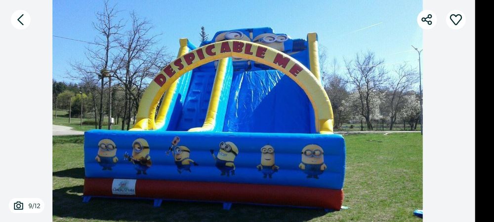 Надуваем батут,пързалка,център, атракцион