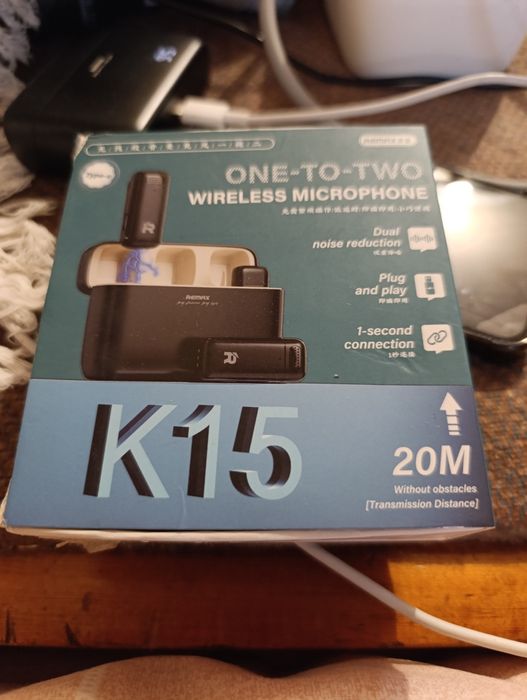 Remax K15 simsiz mikrofoni orginal