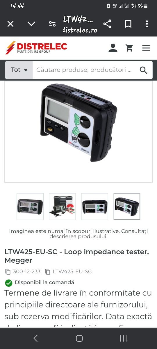 Vand tester electric