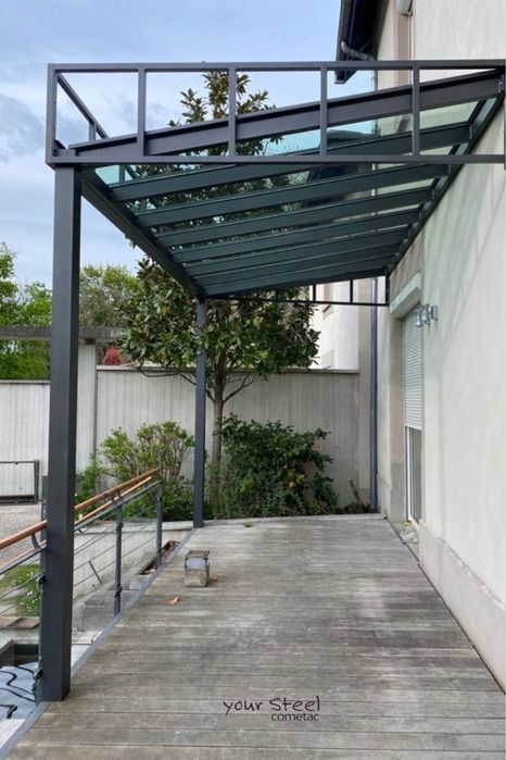 Copertina garaj pergola acoperis structura