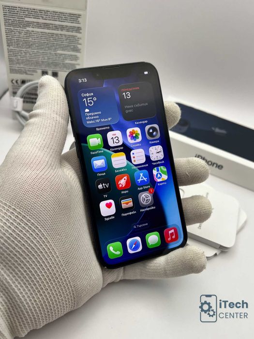 iPhone 13 mini, 256GB, Midnight, 100% батерия, ОТЛИЧЕН, 1г. ГАРАНЦИЯ!