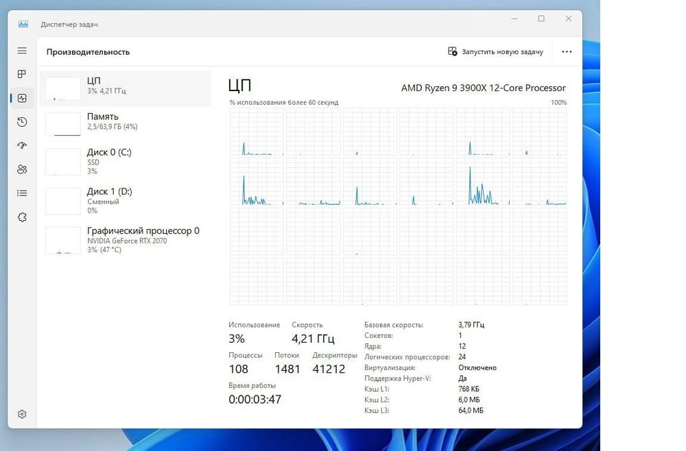 Протсессор ryzen 9 3900x sotiladi