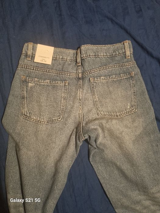Нови дънки с етикет ЗАРА Zara 164см.