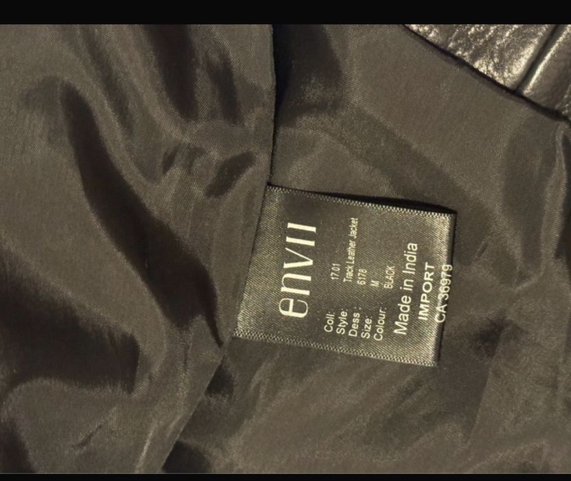 Geaca piele biker, marca Envii