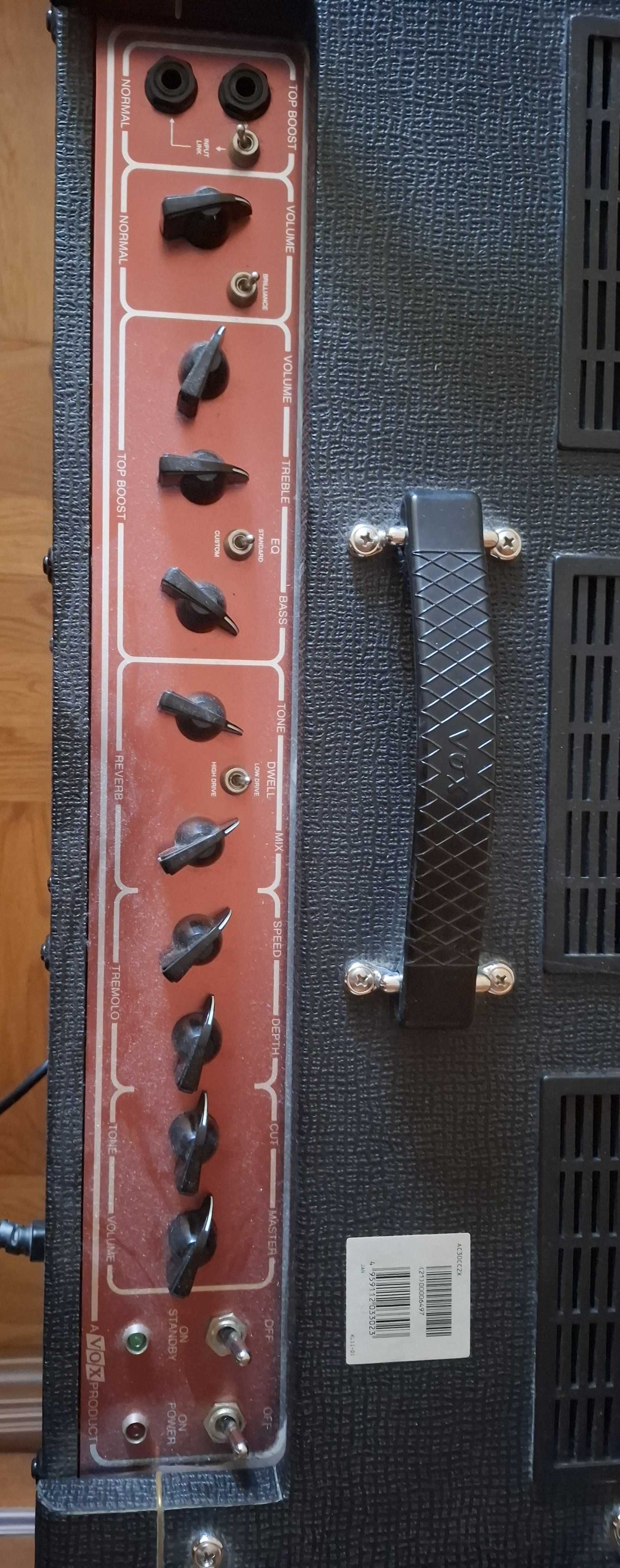 Лампов усилвател за китара Vox AC30CC2X с говорители Alnico 2x12" 30W