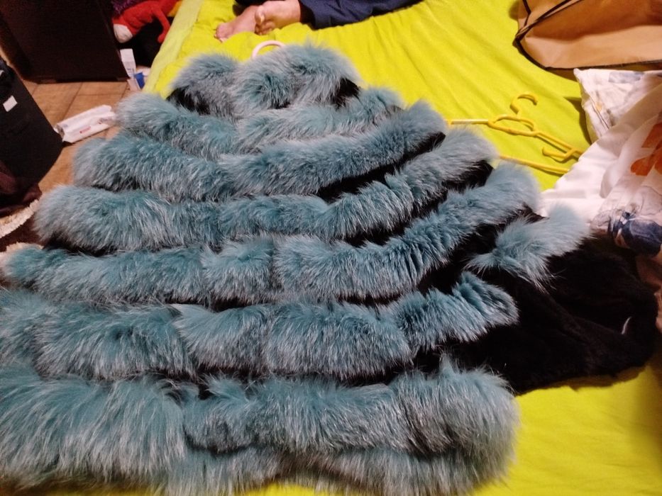 Haina de blană naturală