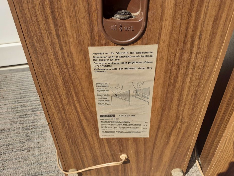 Boxe Grundig HiFi-Box 406