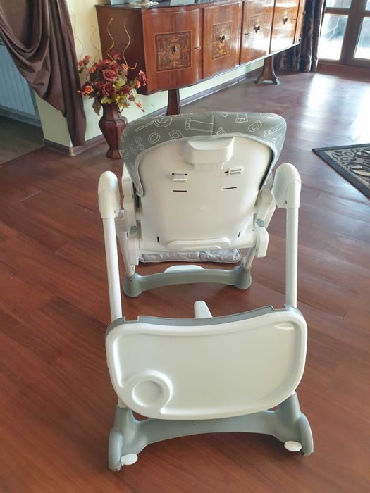 Столче за хранене Loreli cаmpаnella grey candy