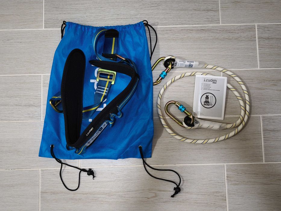 Irudek защитна екипировка - колан, статично въже и два карабинера