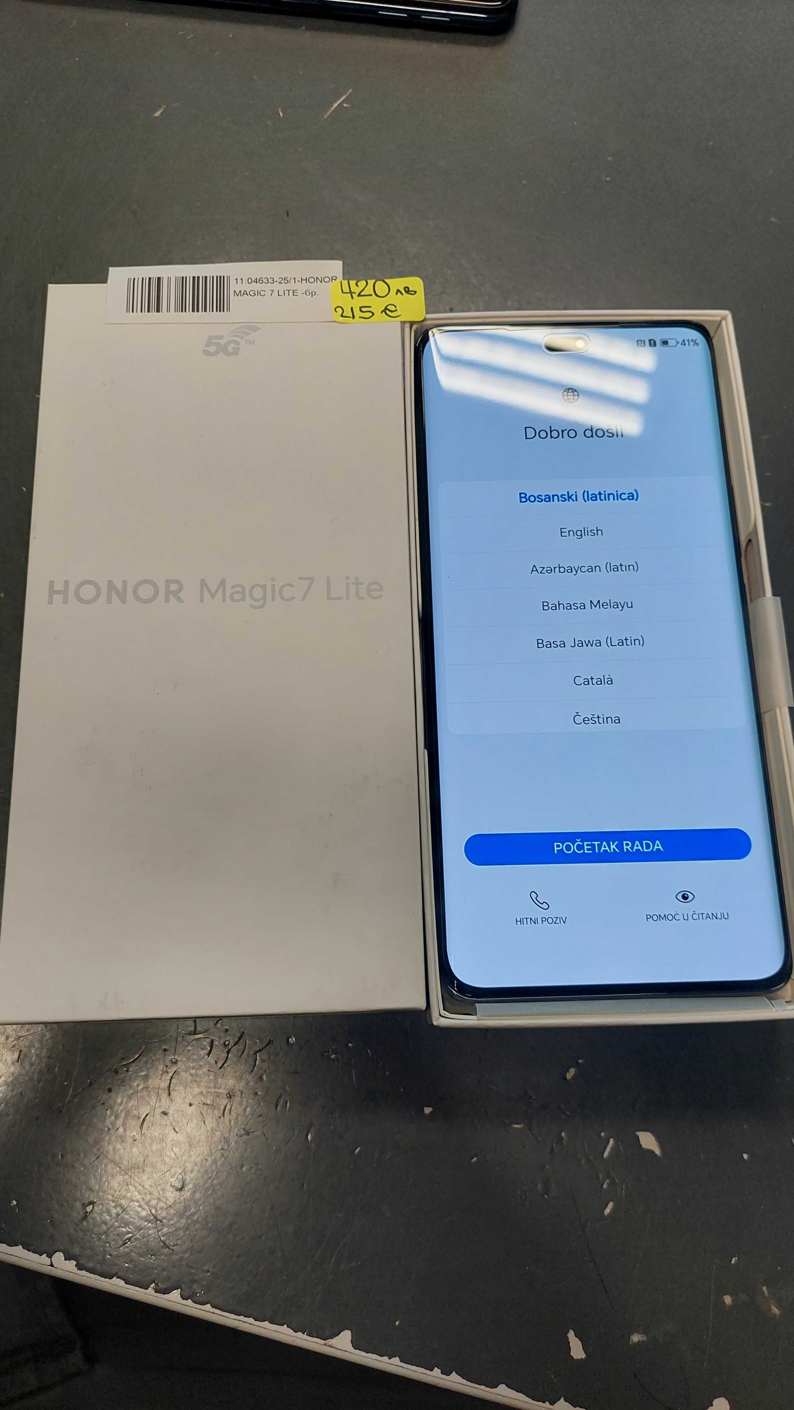 Honor magic 7 lite