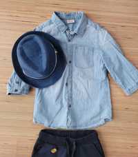 Set cămașă Zara, pantaloni Mango,pălărie Zara