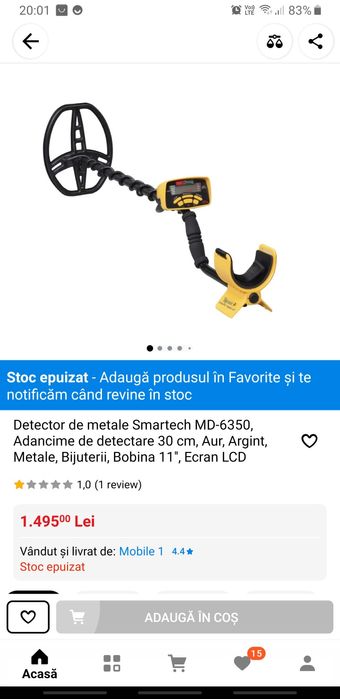 Detector metale PRO-MD6350