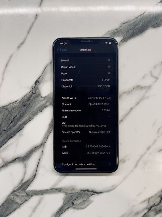 iPhone Xs Max 512GB Neverlocked.