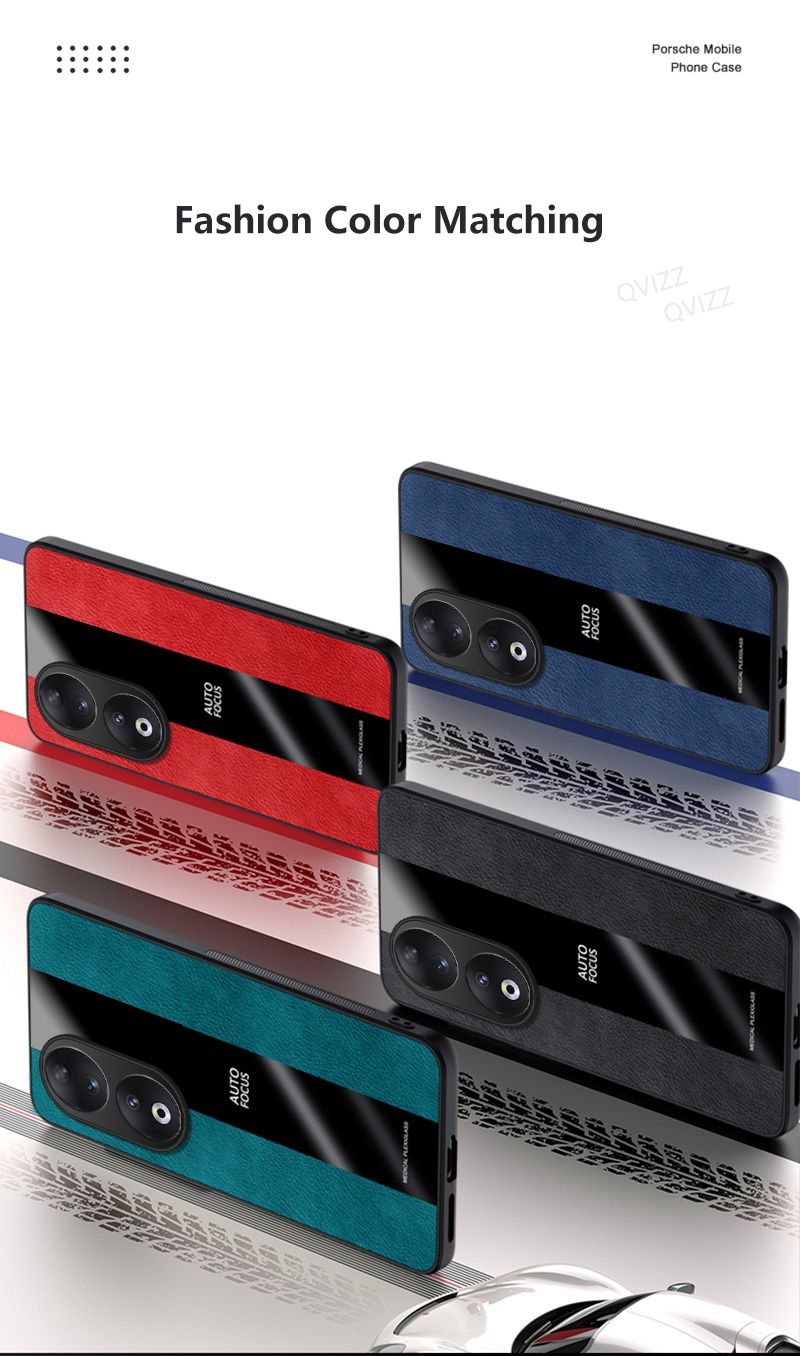 Honor 200 / 90 / 90 Lite / PORSCHE Кожен кейс гръб с магнитен пръстен