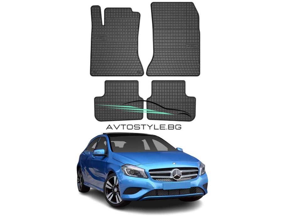 Гумени стелки зa Mercedes A class W176,2012-2018 г., Frogum- El Toro