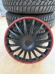 Capace roti/auto R16 - negre