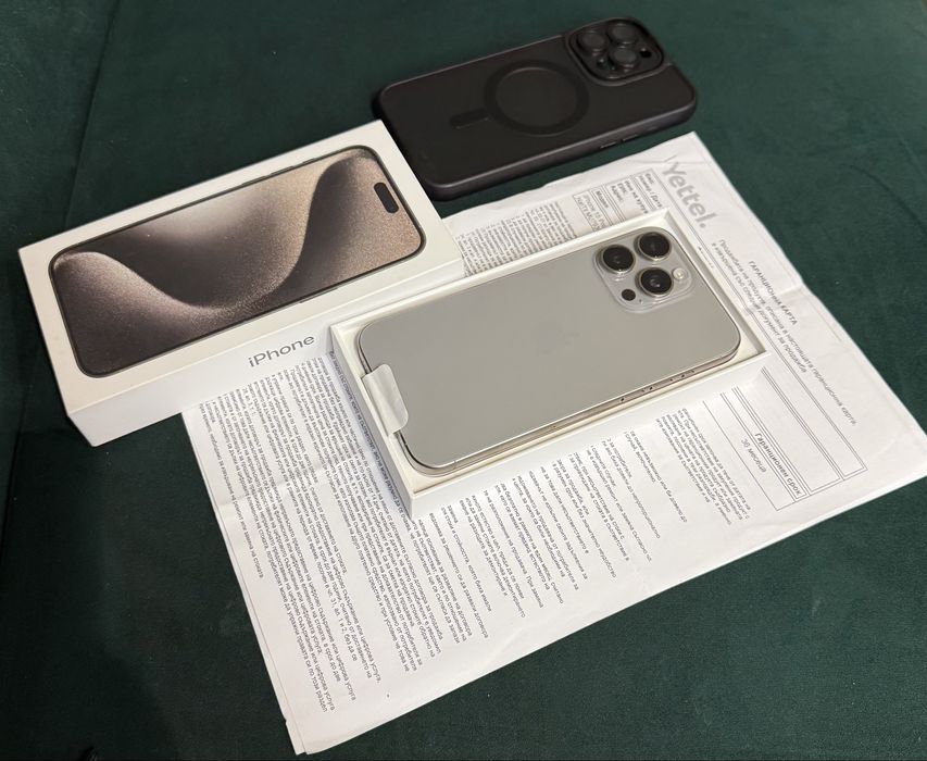 Iphone 15 Pro Max 256GB 5G Natural 36м. ГАРАНЦИЯ ПОДАРЪК
