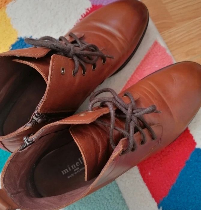 Ghete piele mărimea 43, 27.5 cm interior