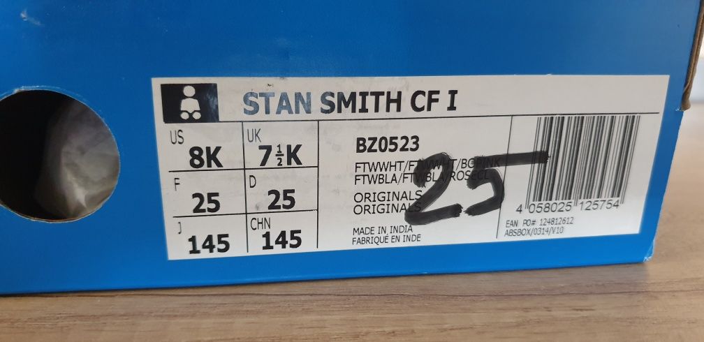 Adidas STAN SMITH номер 25