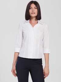 Женская белая блузка рубашка, S(44)