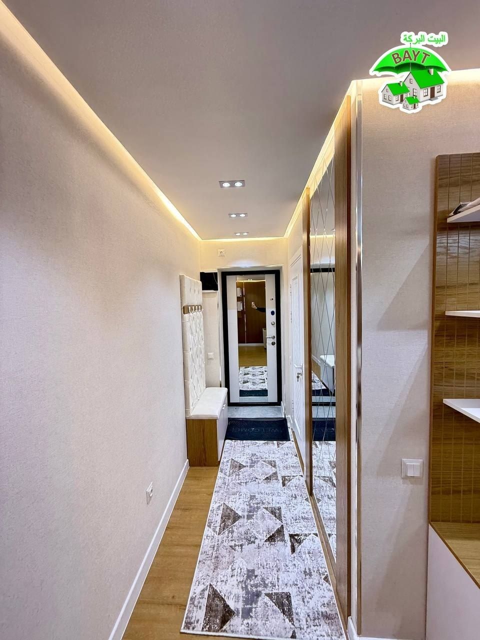 * МОСКОВСКАЯ ПЛАНИРОВКА 2в3/4/4 Балкон 2×6 Чиланзар 8  Ориентир Парус