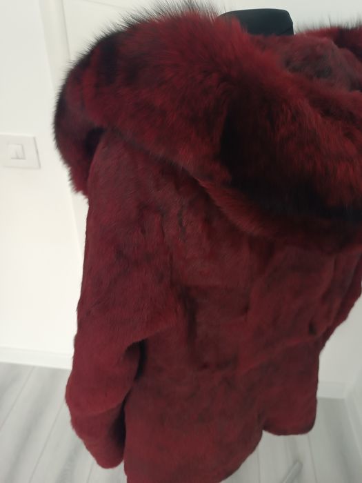 Blana naturala iepure și vulpe M L XL