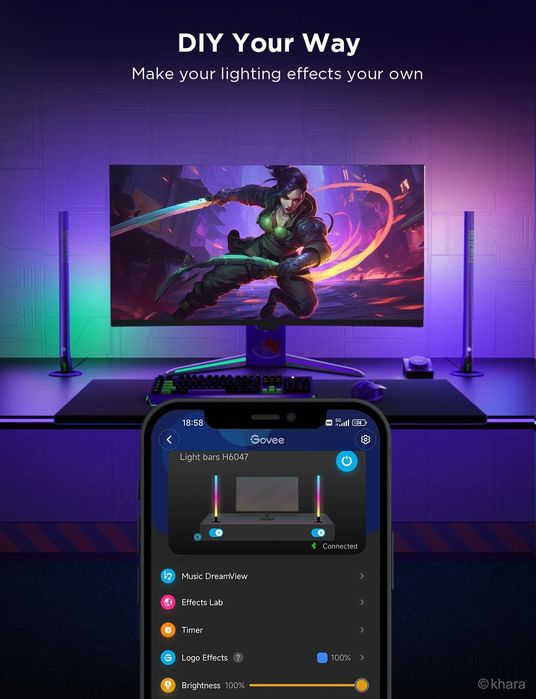 Govee gaming light bars sigilat