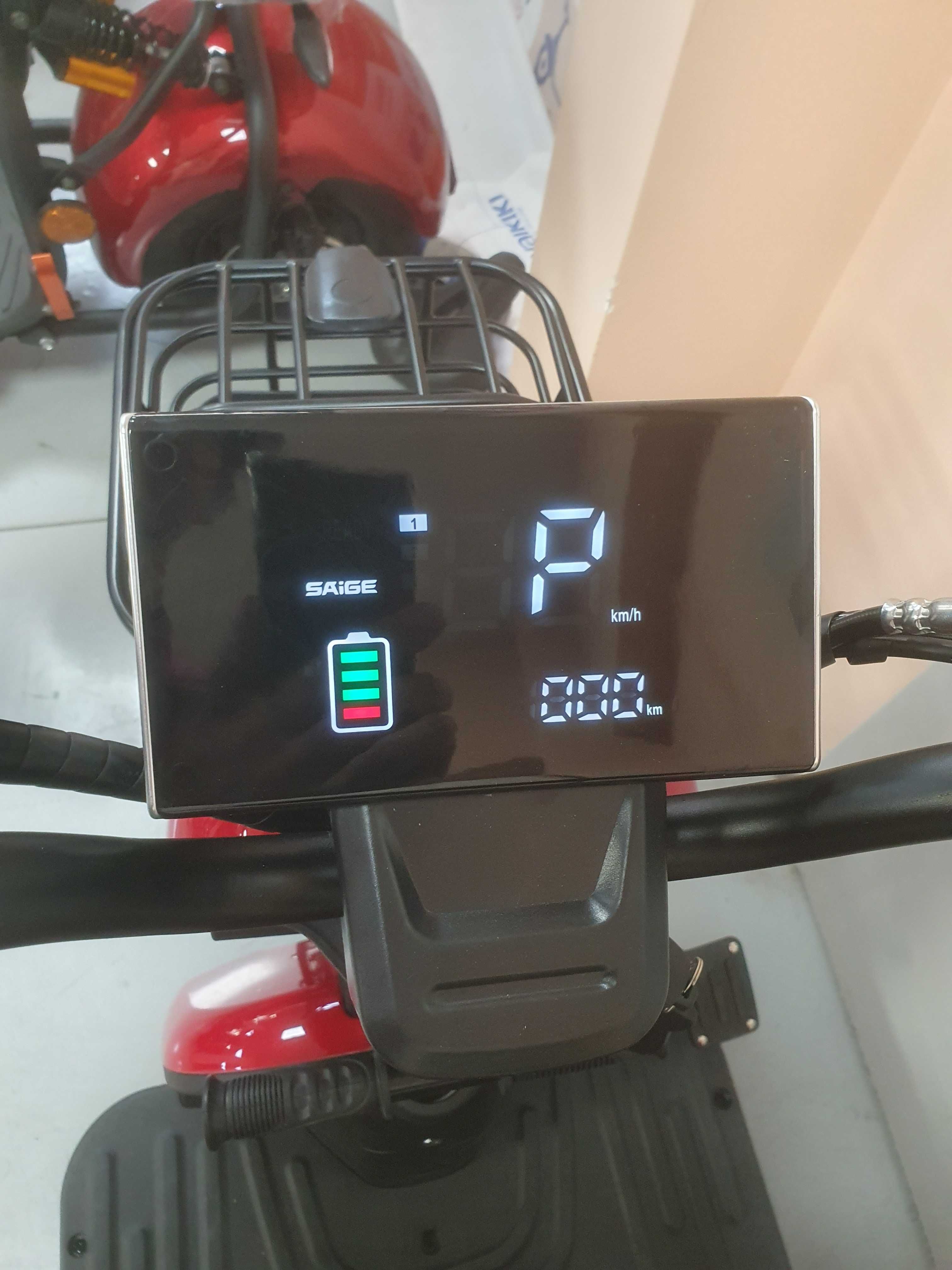 Електрическа триколка EcoWay А2-М19 триместна  – 1000W  Товар -200кг