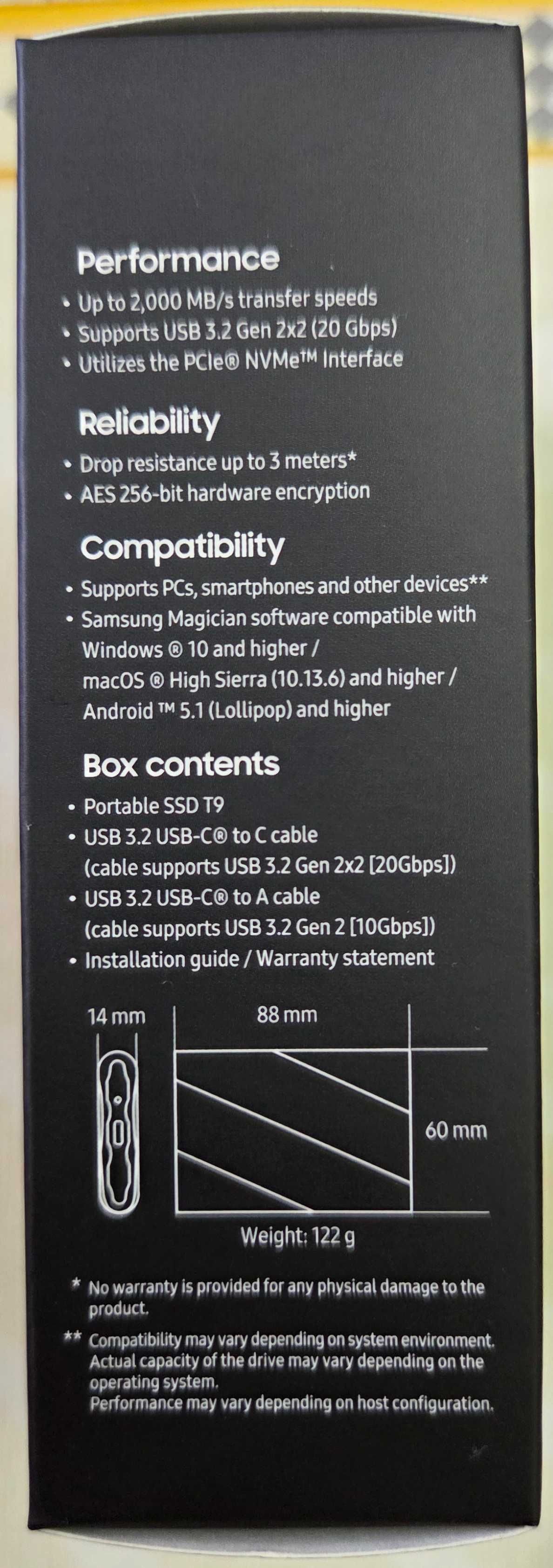 Внешний SSD диск Samsung T9