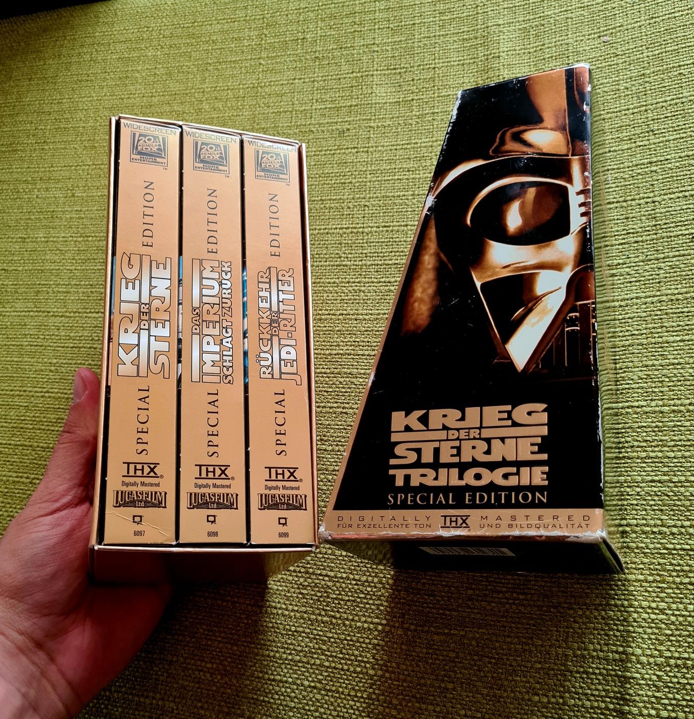 Trilogia Star Wars Pe Format VHS Caseta Video Razboiul Stelelor
