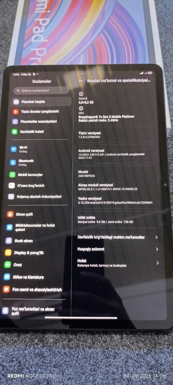 Redmi pad pro 5G