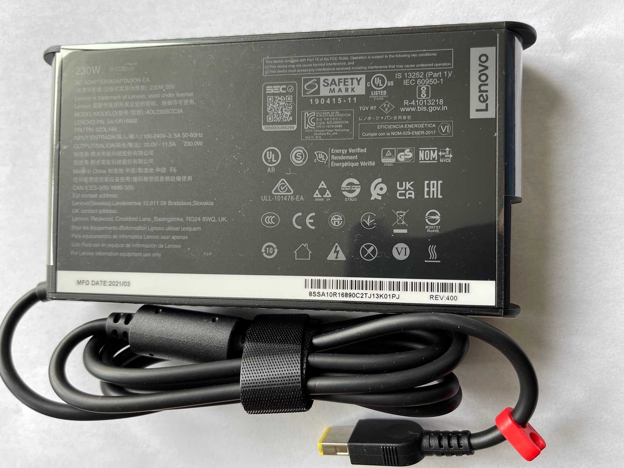 Lenovo 230 watt zaryadnoe ustroystva