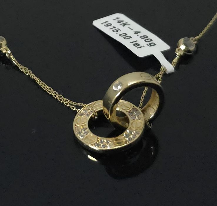 Lant aur 14k 4.80gr